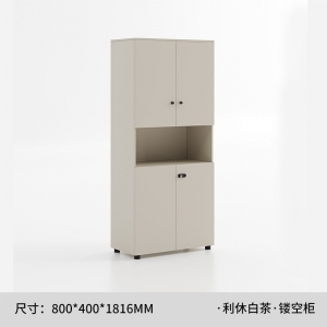 镂空柜木质落地资料档案柜家具带密码锁办公柜子财务文件柜