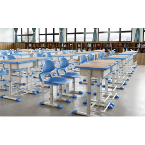 学校辅导班培训班多种样式中小学生课桌椅系列 HX-E01CKZ