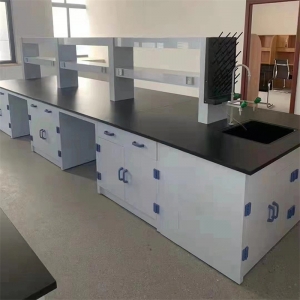 pp实验台中央台边台操作台化验室工作台试验台耐酸碱台柜
