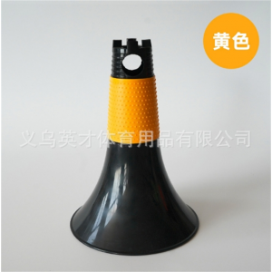 篮球把锥控球障碍物标志桶突破训练加厚型喇叭筒雪糕筒器材锥形桶