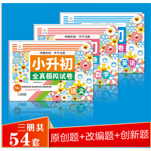 六年级试卷测试卷全套名校冲刺真题卷小升初语文数学英语全套
