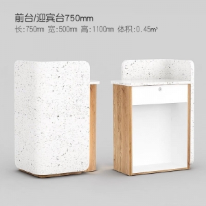 餐厅门口迎宾台接待台服装店铺收银台柜台带灯前台咨询台导购台