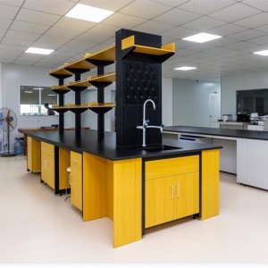 实验室钢木台试验台化验工作台实验仪器柜实验室钢木