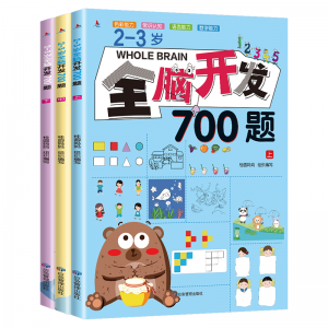 全脑开发700题幼儿儿童全脑开发思维逻辑训练认知书启蒙