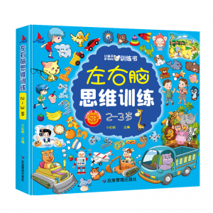 左右脑开发绘本3-6岁儿童全脑思维训练益智游戏书