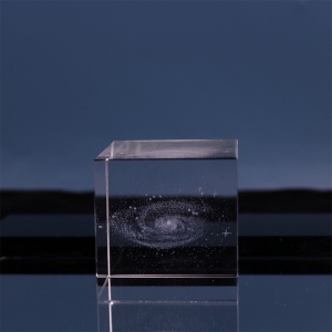 创意方体水晶小夜灯摆件 学生礼品送闺蜜生日礼物 宿舍床头小夜灯