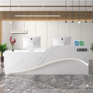 吧台收银台公司办公前台接待台迎宾台简约现代店铺美容院小型柜台