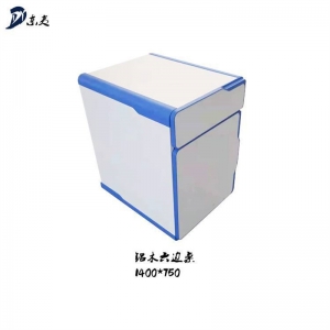 铝木六边桌 科学探究桌 地理桌 劳技桌 组合柜注塑包边 六边形桌