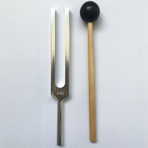 铝合金音乐音叉 440音叉 A调音叉 乐器定音 送绒布套音锤