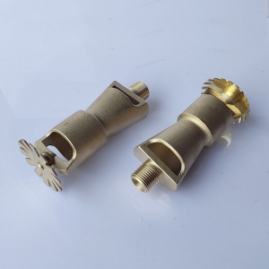 消防喷头消防器材筒式PTS15两用水泡沫全铜喷淋头K40加长喷雾空气