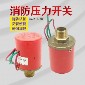 消防压力开关ZSJY1.6BP预作用双触点压力开关 湿式报警阀压力开关