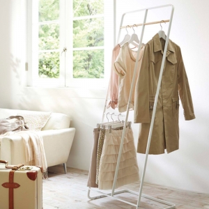 落地家用商用北欧铁艺衣帽架服装展示架卧室衣服挂衣架