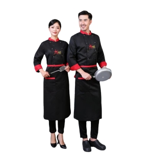 厨师服男女长袖酒店厨房工作服 春秋季后厨餐厅工装服制服
