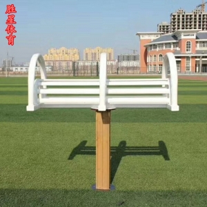 伸腰架广场小区公园户外健身器材组合厂家供应室外塑木健身路径体育器材