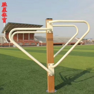 双位双杠塑木健身路径体育器材广场小区公园户外健身器材厂家直销