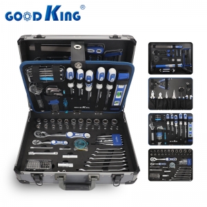 161件套工具套装四层铝箱汽修家用五金工具 维修工具箱