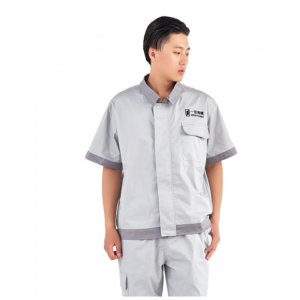一汽奔腾4s店汽修工作服售后工装套装车间上班维修技师短袖机修服