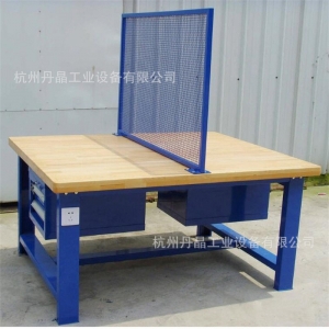 多工位 钳工工作台组装工具桌操作台维修工作桌四工位