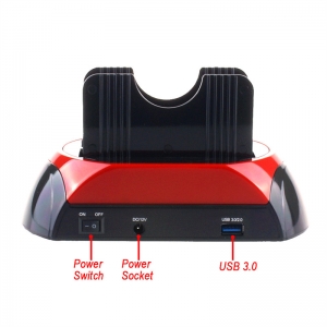 USB3.0转IDE&SATA硬盘底座电脑台式机箱移动硬盘盒双槽口