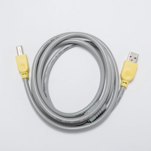 传输稳定无氧铜灰色方口打印机数据连接线 USB2.0打印线