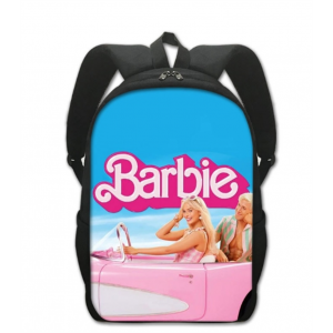 新款芭比公主书包barbie涤纶舒适双肩背包韩版大容量电脑包