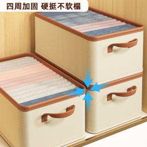 布艺衣服收纳盒杂物收纳箱衣物卧室可折叠家用整理衣柜储物收纳箱