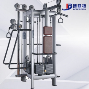 四人站多功能综合训练器 大型组合力量训练健身器材 四站位训练器