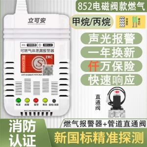 燃气报警器家用厨房饭店煤气天然气液化气餐饮可燃气体泄漏警报器
