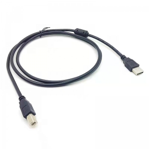 usb2.0打印机线电脑加长数据线全铜黑色方口1.5米10米打印线