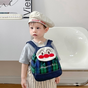 卡通搞怪儿童双肩包幼儿园小孩轻便帆布小背包男女童宝宝上学书包