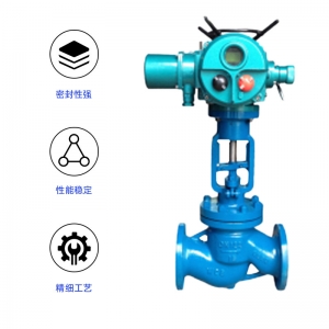 J941H/W电动法兰式截止阀碳钢开关型高温高压电动截止阀
