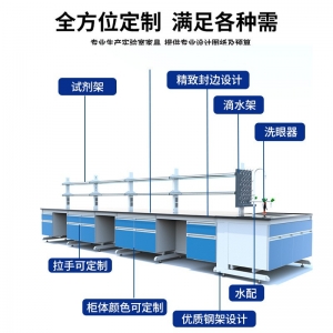 实验台钢木实验桌子通风柜台试验台学校全钢操作台工作台