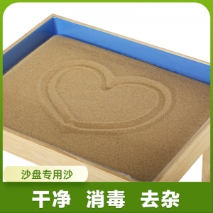心理沙盘专用干净消毒天然海沙无尘白沙宝宝孩子专用