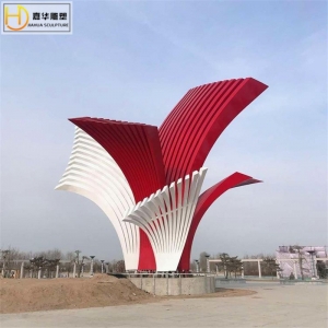 雕塑大型玻璃钢雕像景观不锈钢金属造型城市摆件制作