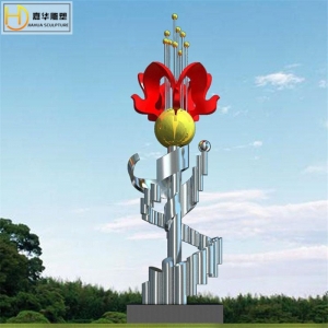 不锈钢雕塑制作售楼处抽象城市户外校园公园广场园林景观金属雕塑
