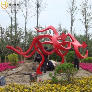 不锈钢雕塑草坪公园广场售楼部小区园林景观大型雕塑摆件制作
