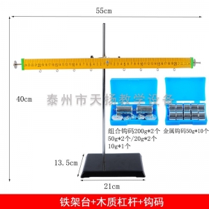 铝合金杠杠尺及支架木质杠杠尺物理力学平衡原理实验演示教学仪器
