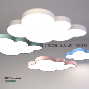 云朵灯白云吊灯大厅舞蹈教室早教培训班LED造型吸顶灯幼儿园灯具