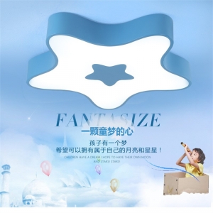 LED幼儿园灯具海星星吸顶灯小孩卧室灯创意儿童早教中心灯卡通灯