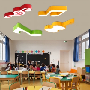 音符灯吊灯LED幼儿园琴行钢琴儿童造型吸顶灯音乐舞蹈室教顶灯具