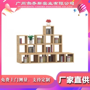 幼儿园图书室阅读区域实木阅读置物架书本收纳架基础柜搭配书架