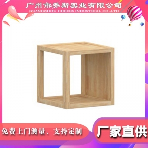 厂家直供幼儿园橡胶木实木三面基础柜可搭配组合置物柜储物收纳柜