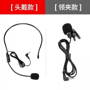 小蜜蜂扩音器耳麦话筒通用型麦克风教师导游上课专用头戴式有线麦