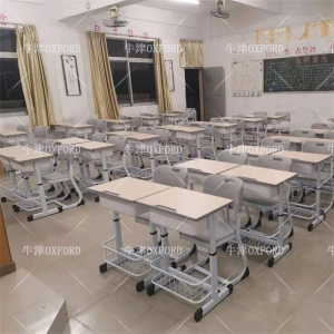 学校中小学生课桌椅可调节升降儿童学习桌培训辅导班学生课桌批发