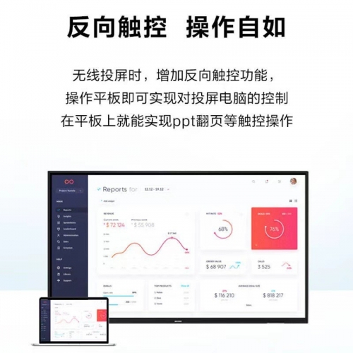 会议平板远程视频电子白板一体机办公4K超高清触摸智慧屏图2