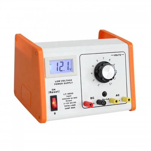 909C交直流双路12V5A11档过载保护LCD屏低压稳压电源图1