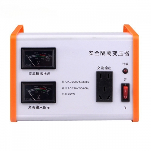 物理教学实验仪器 双电压显示 三重保护 安全隔离变压器图1