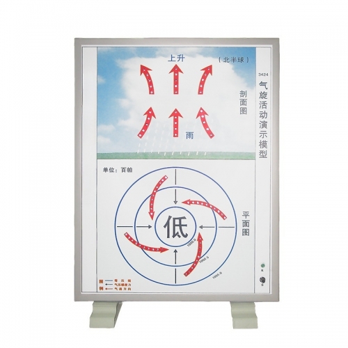 地理教学实验仪器用具气旋活动演示模型图1