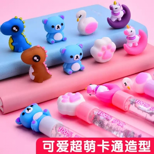流沙笔可爱超萌网红流沙中性笔女生款奖品小学生好看的漂亮创意卡通黑色笔奖励学生期末礼物文具批发学习用品图3