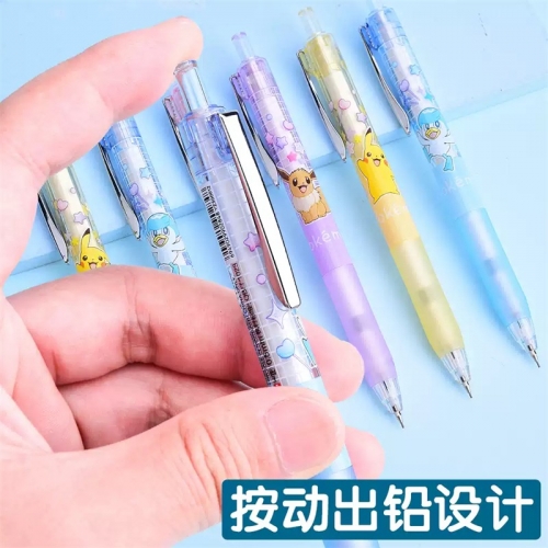 正版宝可梦自动铅笔高颜值0.5自动笔初中生小学生专用活动铅笔儿童初学者软握正姿笔学生奖励小礼品文具批发【随机1支】自动铅笔图6
